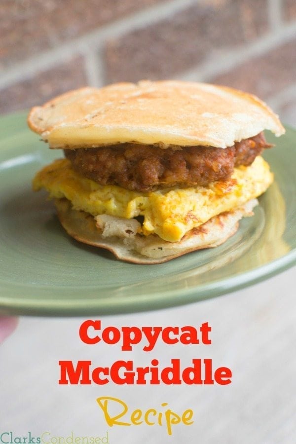 Bacon-Egg & Cheese McGriddle  Copy Cat Recipe - My Diaspora Kitchen