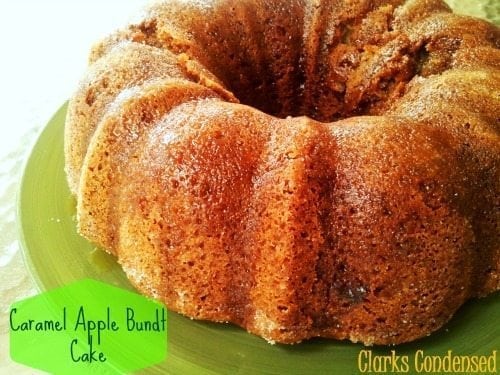 Caramel Apple Bundt Cake (Dairy Free)