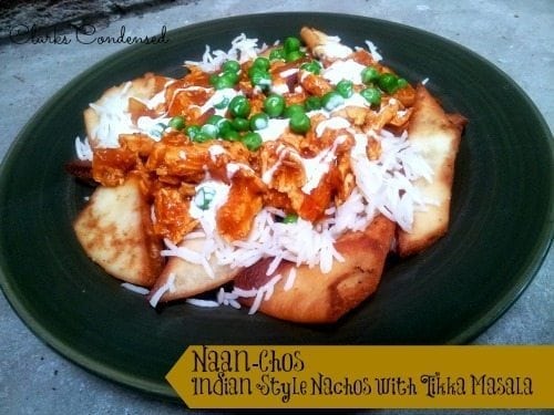 Naan-chos: Indian Style Nachos