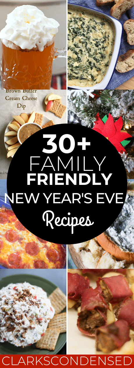 36+ Family Friendly Appetizers and Drink Ideas for New Year's Eve