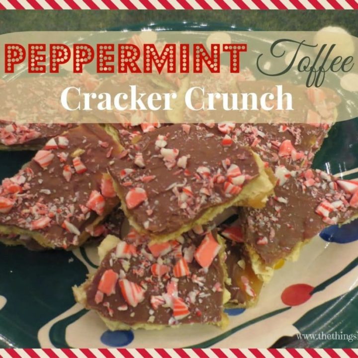 Peppermint Toffee Cracker Crunch