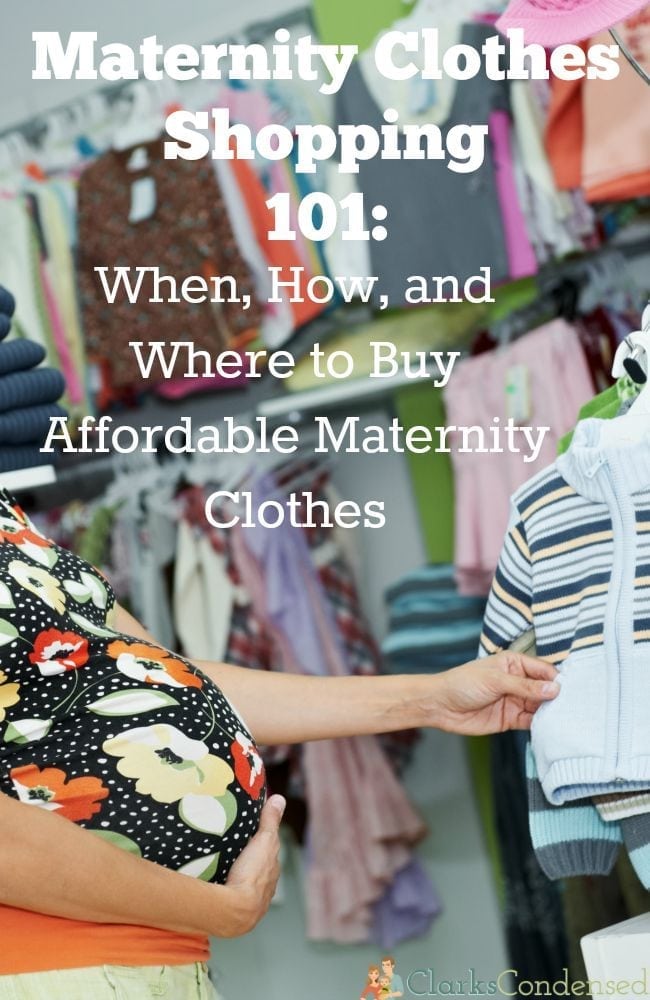 When, Where, and How to Buy Maternity Clothes