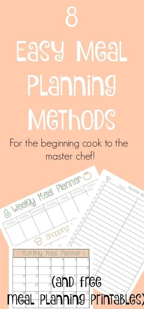 Meal Planning 101: The Best Methods that Actually Work