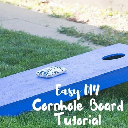 Easy DIY Cornhole Board Tutorial 2024 - Clarks Condensed