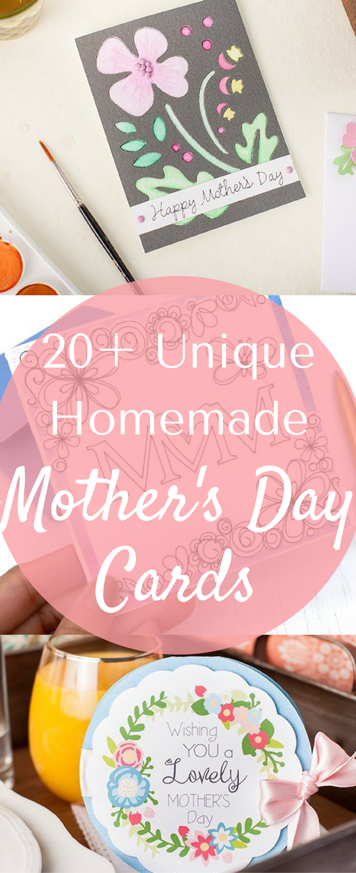 Homemade Mother's Day Cards / MOther's Day Ideas / DIY Mother's Day Cards / Cricut Mother's Day Cards / Cricut Paper Projects / Cricut Project Ideas / Paper Crafts / Paper Crafts / Homemade cards