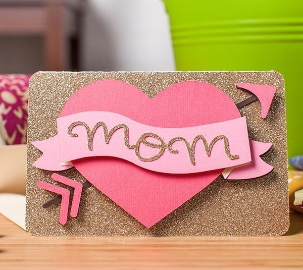 Mother\'s day heart card