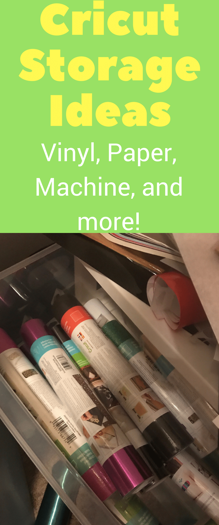 30+ Cricut Storage Ideas for Every Budget & Space - Clarks Condensed