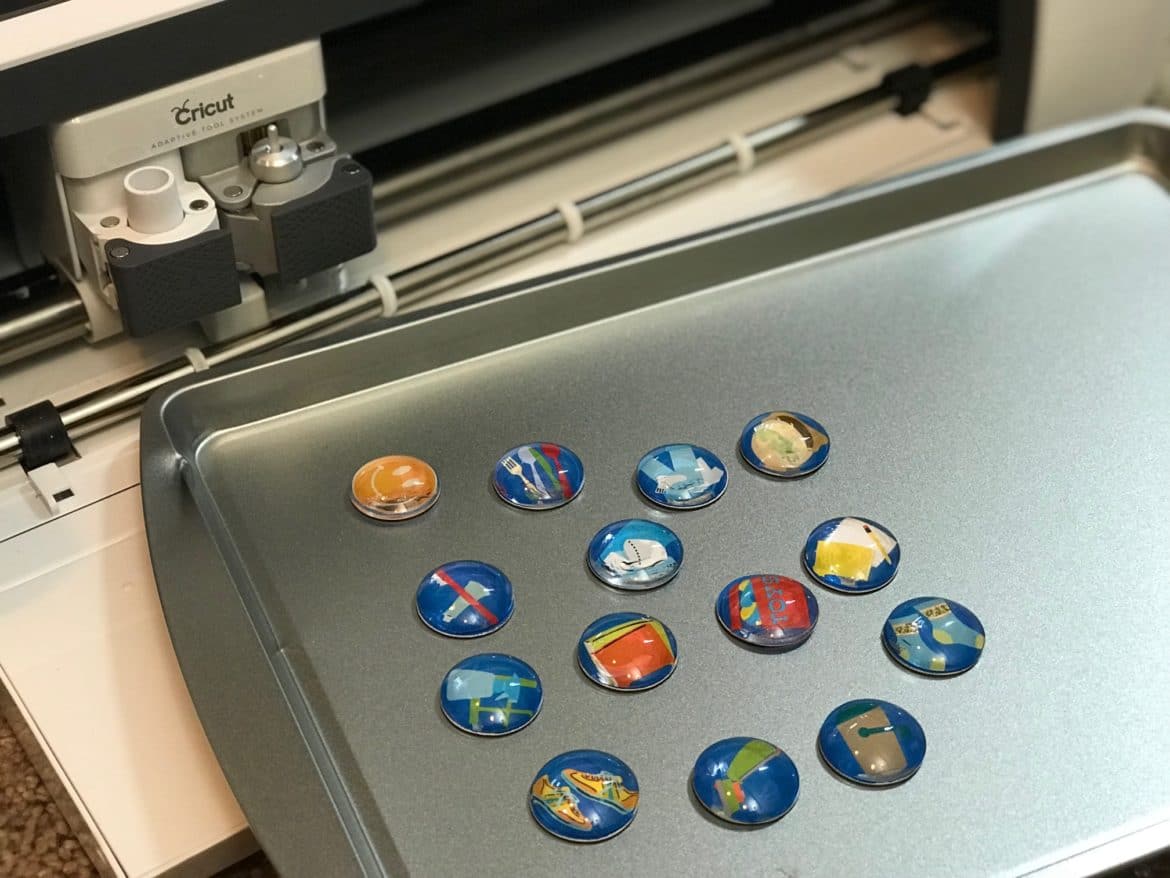 HOW TO MAKE MAGNETS WITH ANY CRICUT EXPLORE, PRINT THEN CUT STICKERS