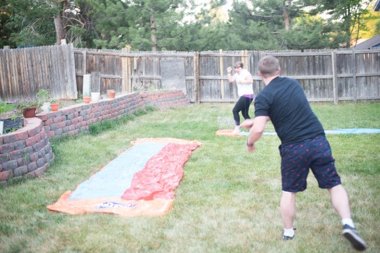 slip and slide kickball kit