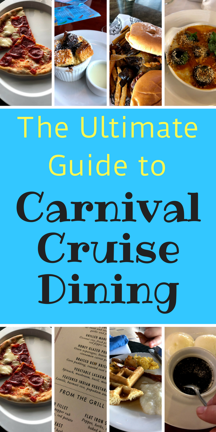 carnival cruise sunshine food options
