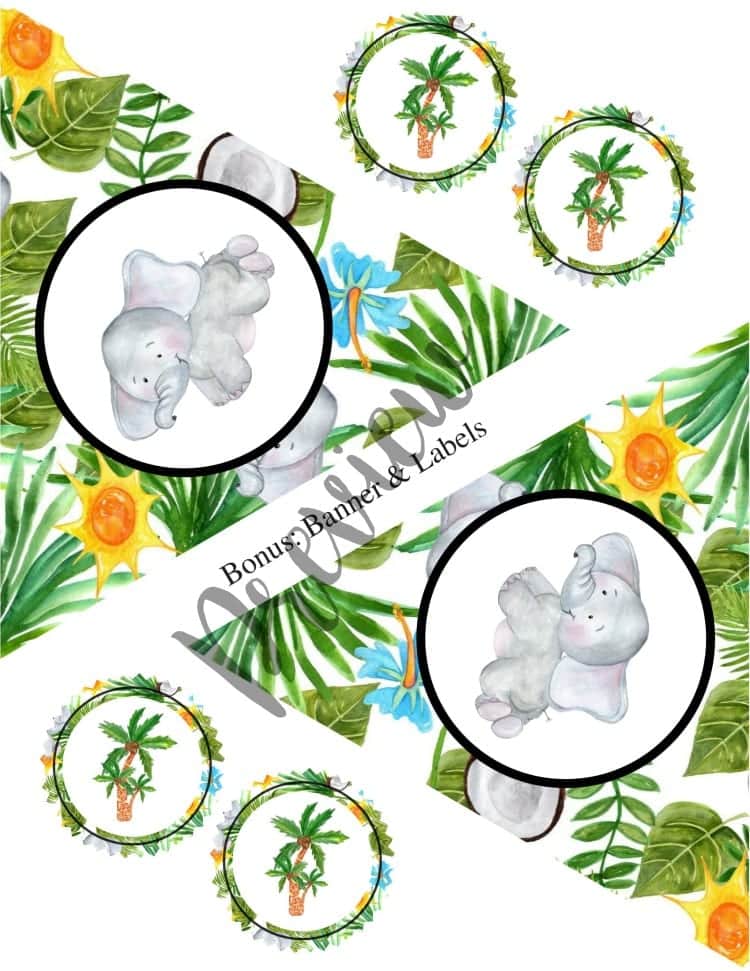 Jungle Themed Baby Shower: Free Printable Games, Invitations, and Decor