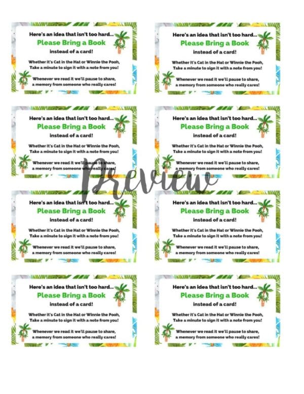 Jungle Themed Baby Shower: Free Printable Games, Invitations, and Decor ...