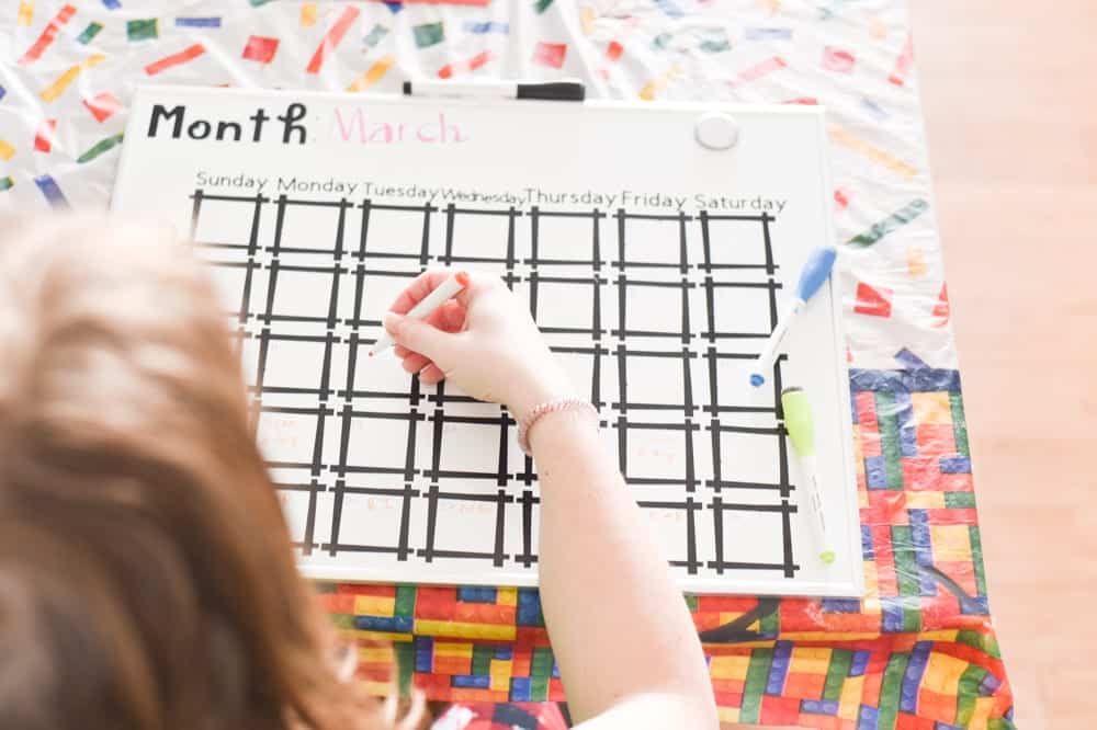 DIY Dry Erase Calendar and Menu Boards with Cricut