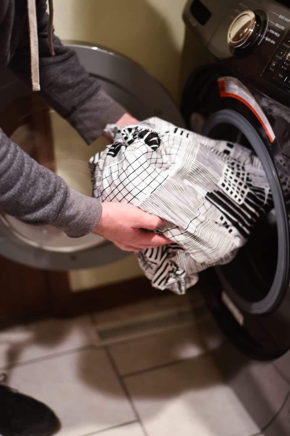 stuffed animals in the washing machine