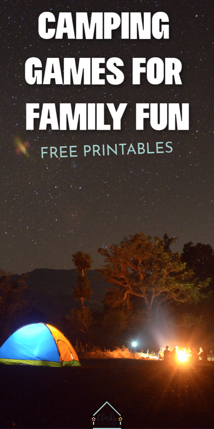 The Best Camping Games for Family Fun (FREE PRINTABLES)