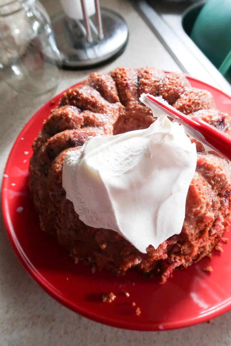 Strawberry Shortcake Bundt Cake 8687