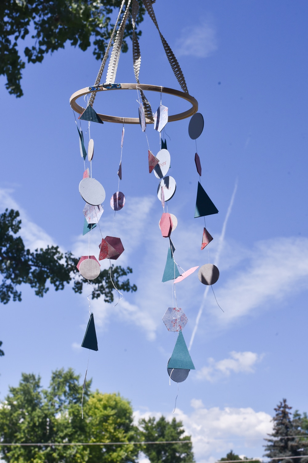 Easy DIY Paper Mobile – No Sew