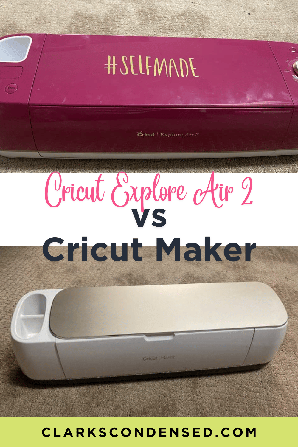 Cricut Maker vs. Cricut Explore: What's Different, What's Best