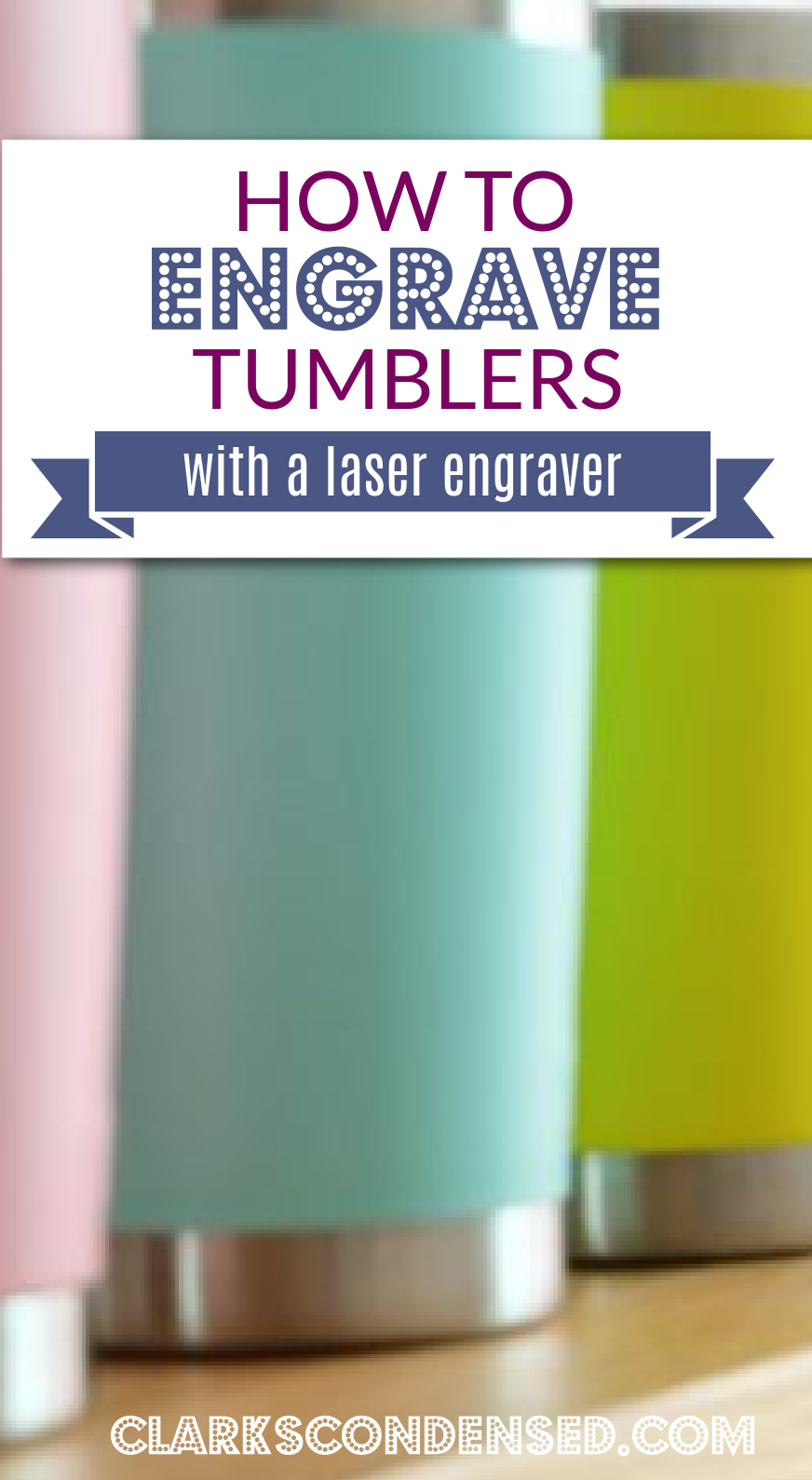 Thunder Laser Tumbler Engraving - Bucknell Makers