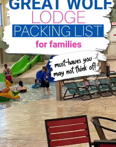 great wolf lodge packing list